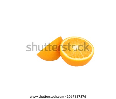 Orange half double