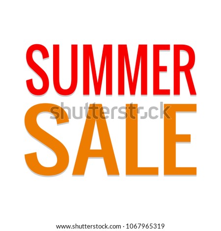 Summer Sale label