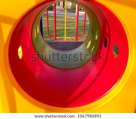 Colorful outdoor Play