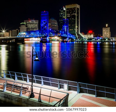 Downtown Jacksonville at Night