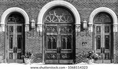 Doors to a Church in Lafayette, IN