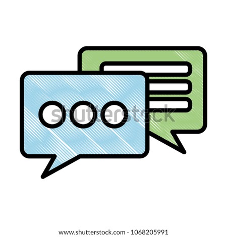 social media speech bubble chat dialog conversation