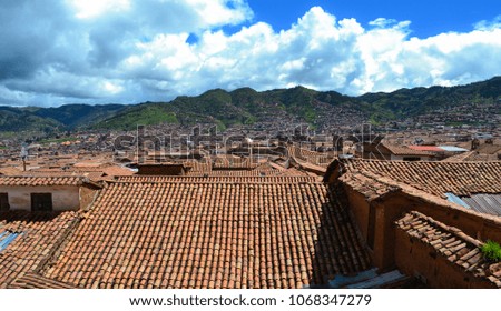 Rooftop view over Cuzco (Peru)