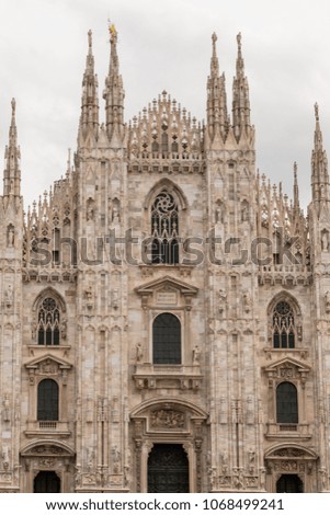 Milan Cathedral in Piazza del Duomo, Italy 