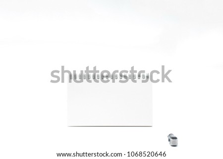 White board set. Includes blank board and pen. Isolated vector design.