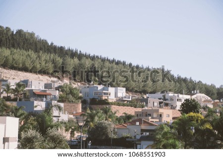 Neighborhood in the mountain. 
Me'ona, Israel.