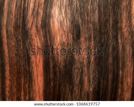 Textured wood surface of ebony Makassar Royalty-Free Stock Photo #1068619757