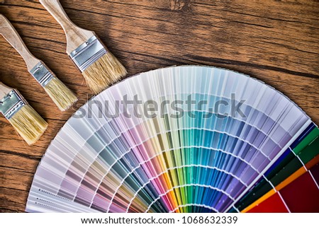 Designer large professional palette catalog of colors for choosing,High Dynamic Range tone