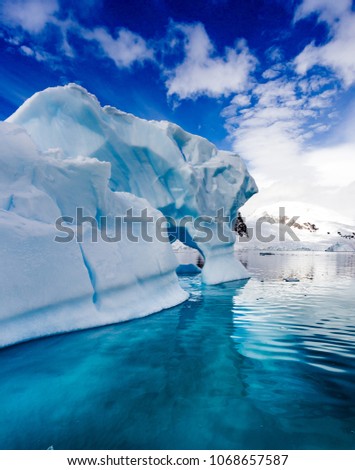 Icebergs are just pieces of a glacier that has fallen into the sea.