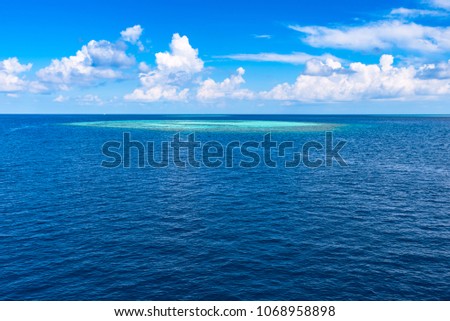 The sea of Maldives Royalty-Free Stock Photo #1068958898