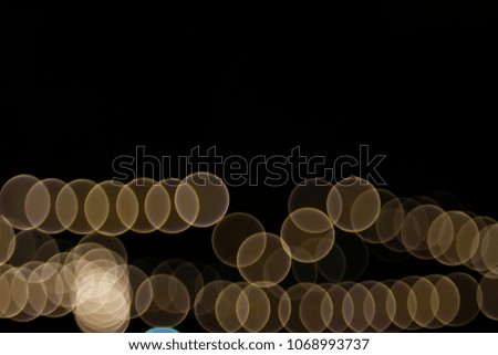 Abstract Light Bokeh Background.Blur picture of defocus light at night.Abstract night traffic bokeh background with defocused lights.