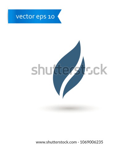 leaf. leaf icon. sign design. Vector EPS 10.