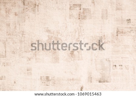 OLD NEWSPAPER BACKGROUND, SCRATCHED PAPER TEXTURE 