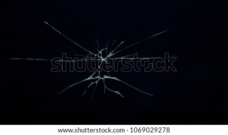 crack on the glass