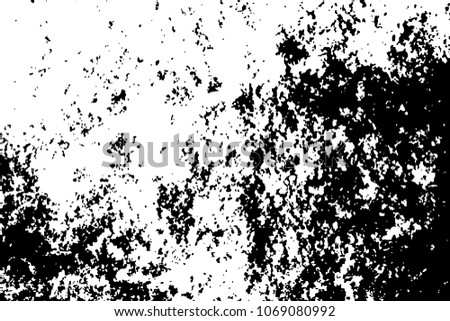 Old wall grunge vector background, gray broken cement banner, black dust stone backdrop, retro crack surface, dirty dotted wallpaper, vintage rough texture.
