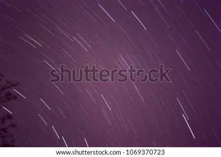 semicircle rotating star  open cloud background