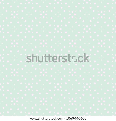 Spring Tender Colorful Seamless Pattern. Circles, Spots and Dots Endless Textures. Easy To Create Abstract Vintage, Dotted Effect. Perfect for Pastel Background and Surface Design. 