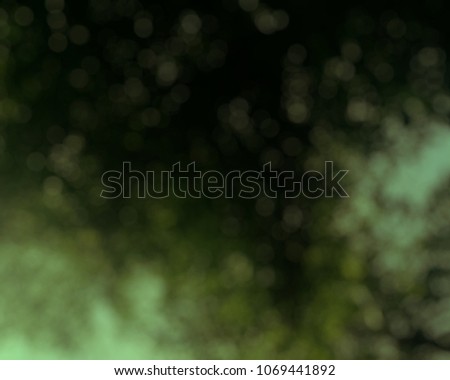 Abstract Bokeh Background from tree , Green Bokeh Background