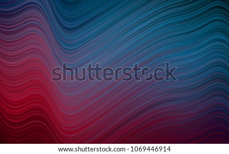 Dark Blue, Red vector pattern with liquid shapes. Colorful abstract illustration with gradient lines. The elegant pattern for brand book.