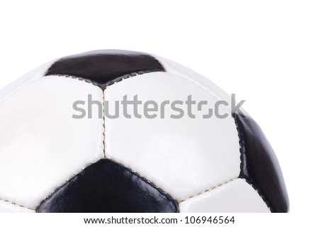 football ball on a white background