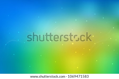 Light Blue, Green vector texture with disks. Modern abstract illustration with colorful water drops. The pattern can be used for aqua ad, booklets.