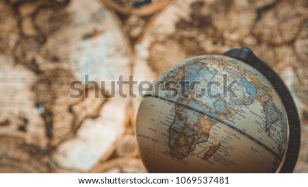 Globe Model World Map