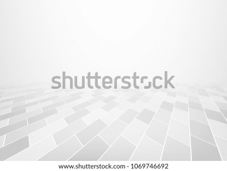 Vector of white tile floor for background.