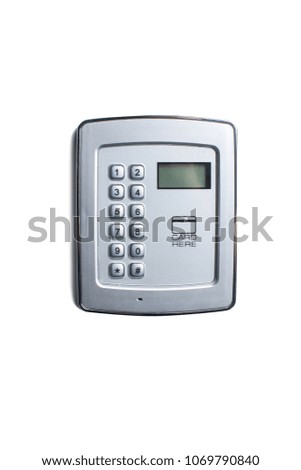 Security system with code and card