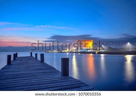 sunset at Dock