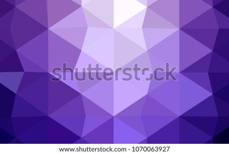 Light Blue, Green vector low poly texture. Shining polygonal illustration, which consist of triangles. The template for cell phone's backgrounds.