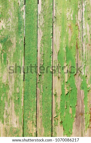 Vintage wood texture, Crack paint grunge green