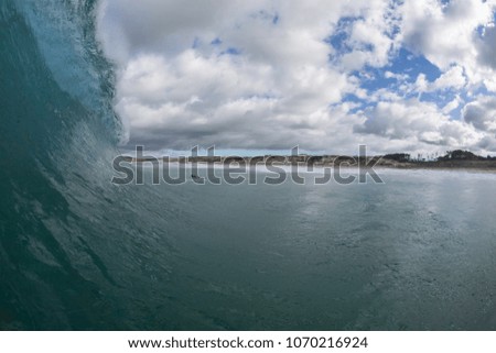 Wave Barreling/ a perfect day of hollow waves- the type of surf surfers are always looking for 