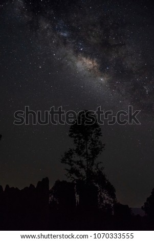 Lalu is a land of wonders. This is caused by natural phenomena. The Milky Way photography needs to be taken in dark and lightless places from the moon or light bulb.