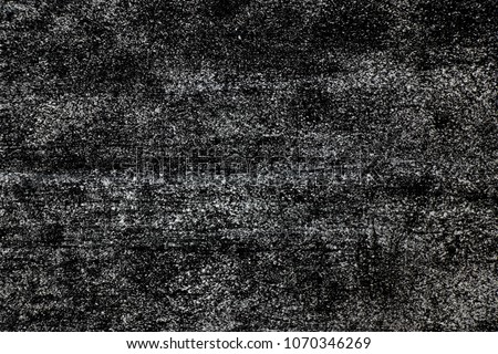 Grunge white color chalk texture on black board background Royalty-Free Stock Photo #1070346269