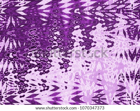 Psychedelic style background, zigzag pattern