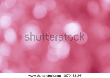 Soft blurred bokeh on pink background
