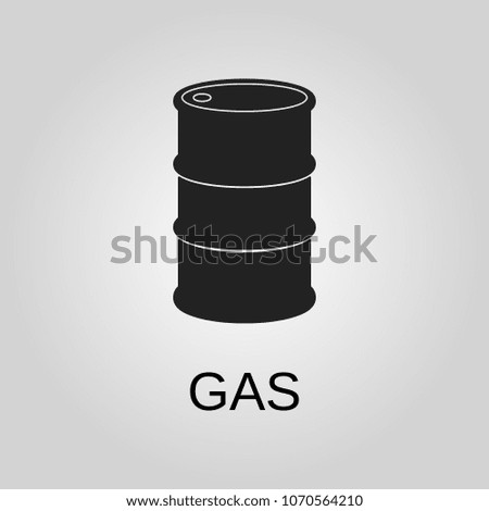 Gas icon. Gas symbol. Flat design. Stock - Vector illustration