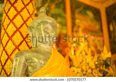 A beautiful Buddha image in Buddhist faith.