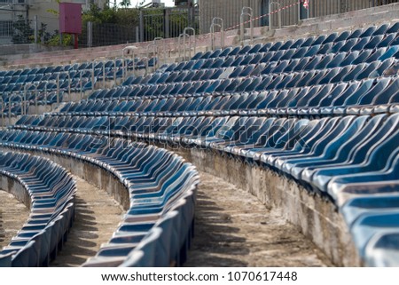 Free seats in the stadium