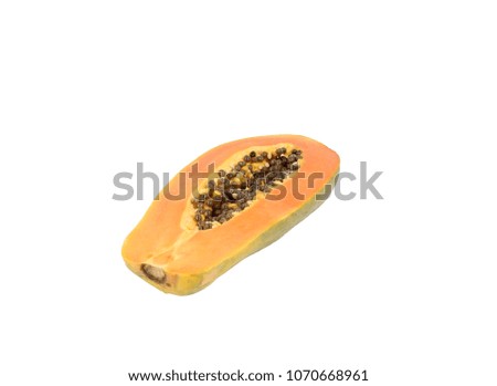 Papaya half single seeds
