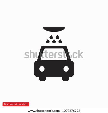 Car wash  vector icon