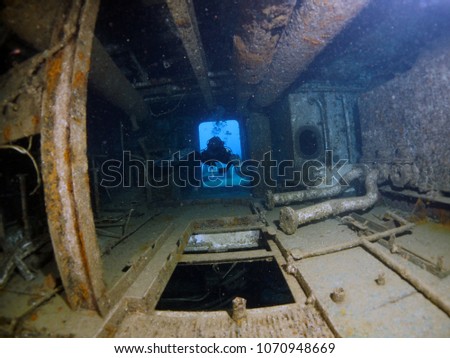 Scuba Diving in Malta - Deep Technical Wreck.