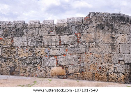 old castle wall texture