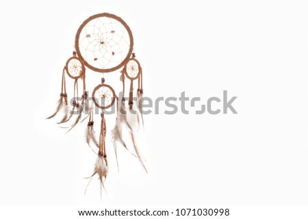 Dream catcher isolated on white background
