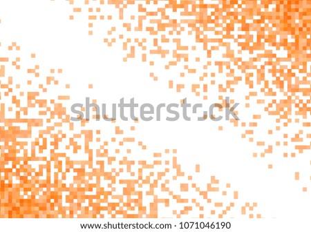 Orange vector pixel-look background
