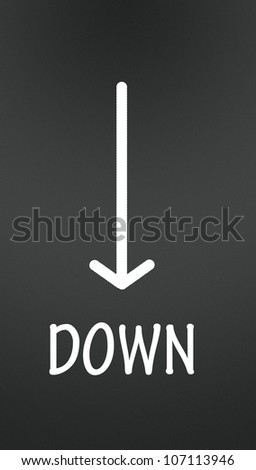 DOWN arrow