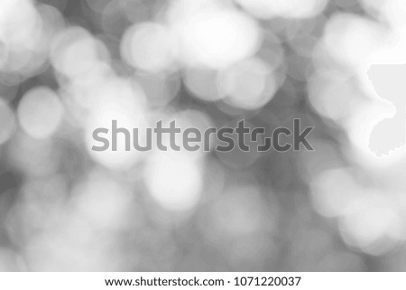 Gray bokeh blurred light abstract for background