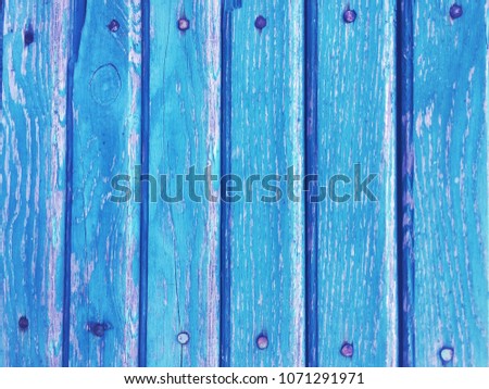 Empty wooden background of painted board. Texture