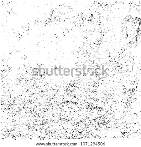 Abstract Distress Background, Stucco Grunge, Cement Or Concrete Wall Textured. Halftone Vector Illustration Design With Copy Space. Easy to Create Overlay Illustration For Retro and Urban Designs. 