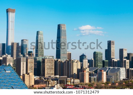 Central Business District of Beijing. It is the home of many high-end enterprises such as finance, insurance, real estate and internet.